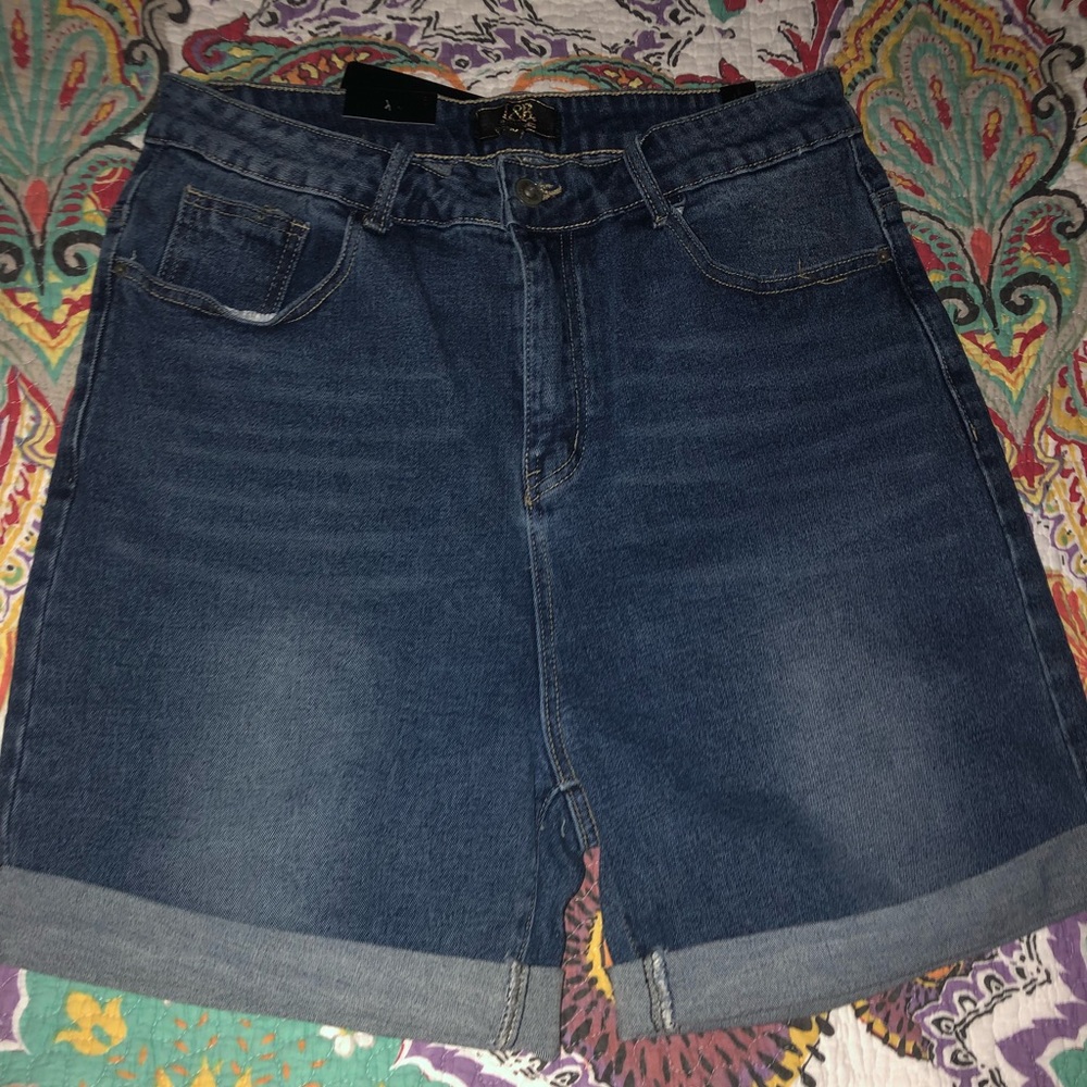 Denim shorts